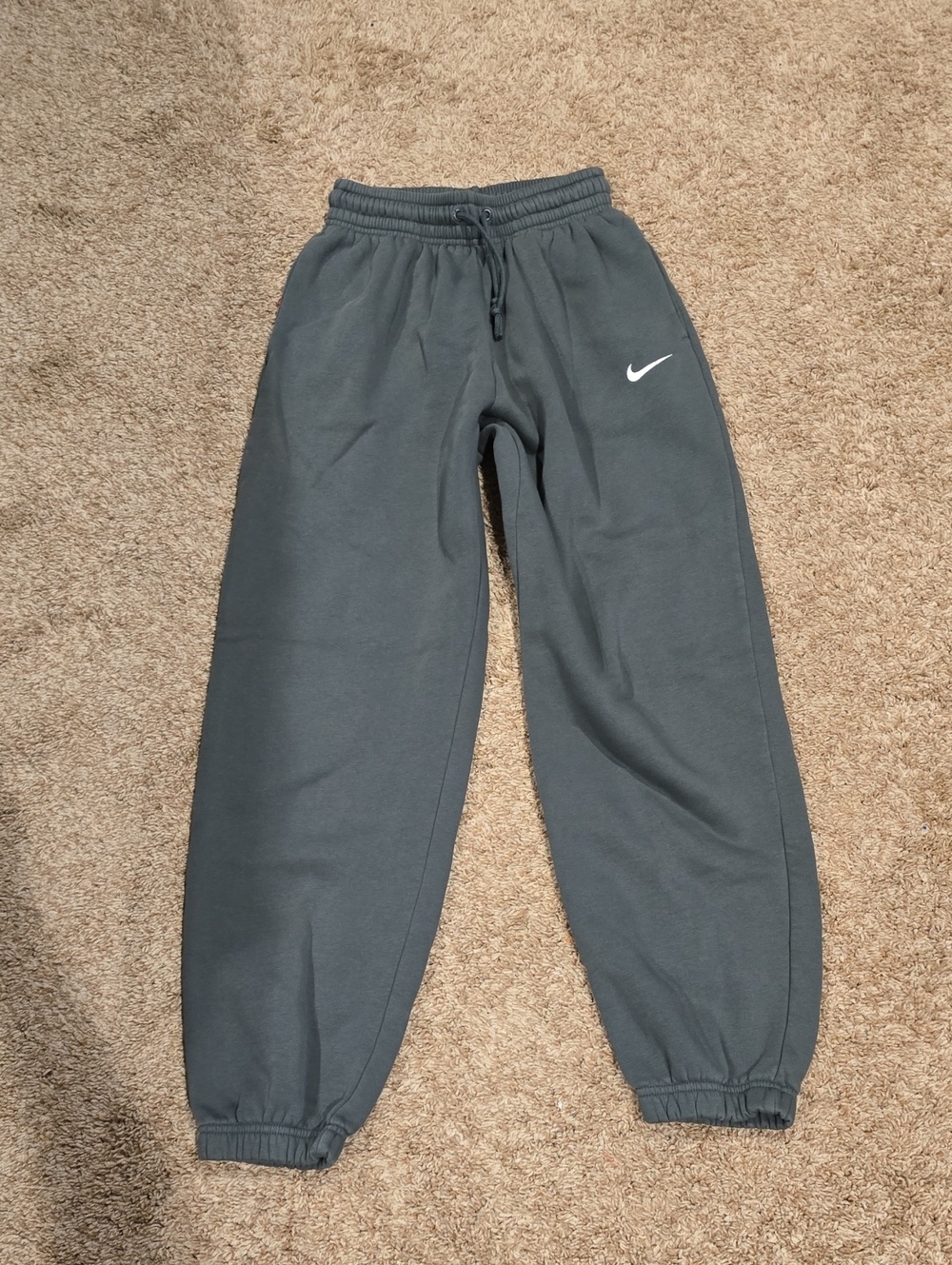 Nike Womens Dark Sage Nike Fleece Sweatpants XS